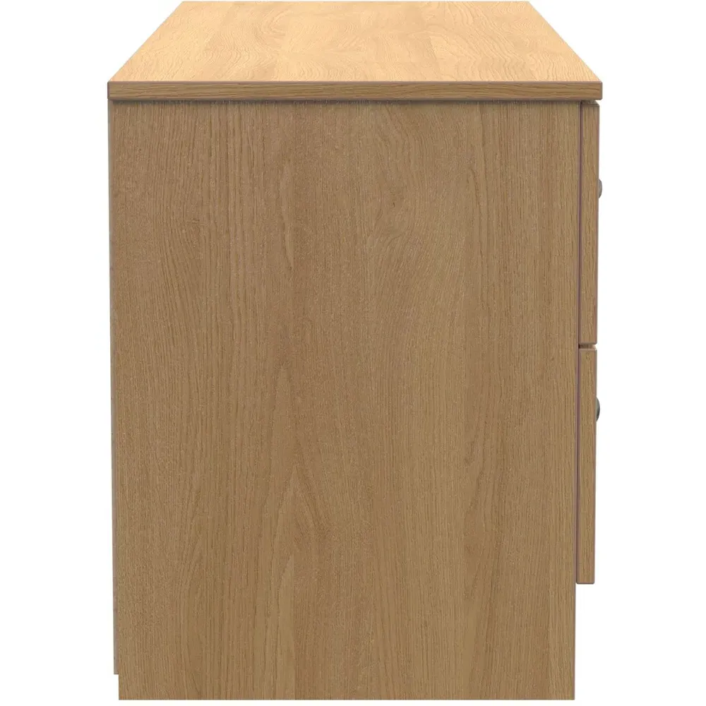 Dorset 4 Drawer Bed Box - Oak