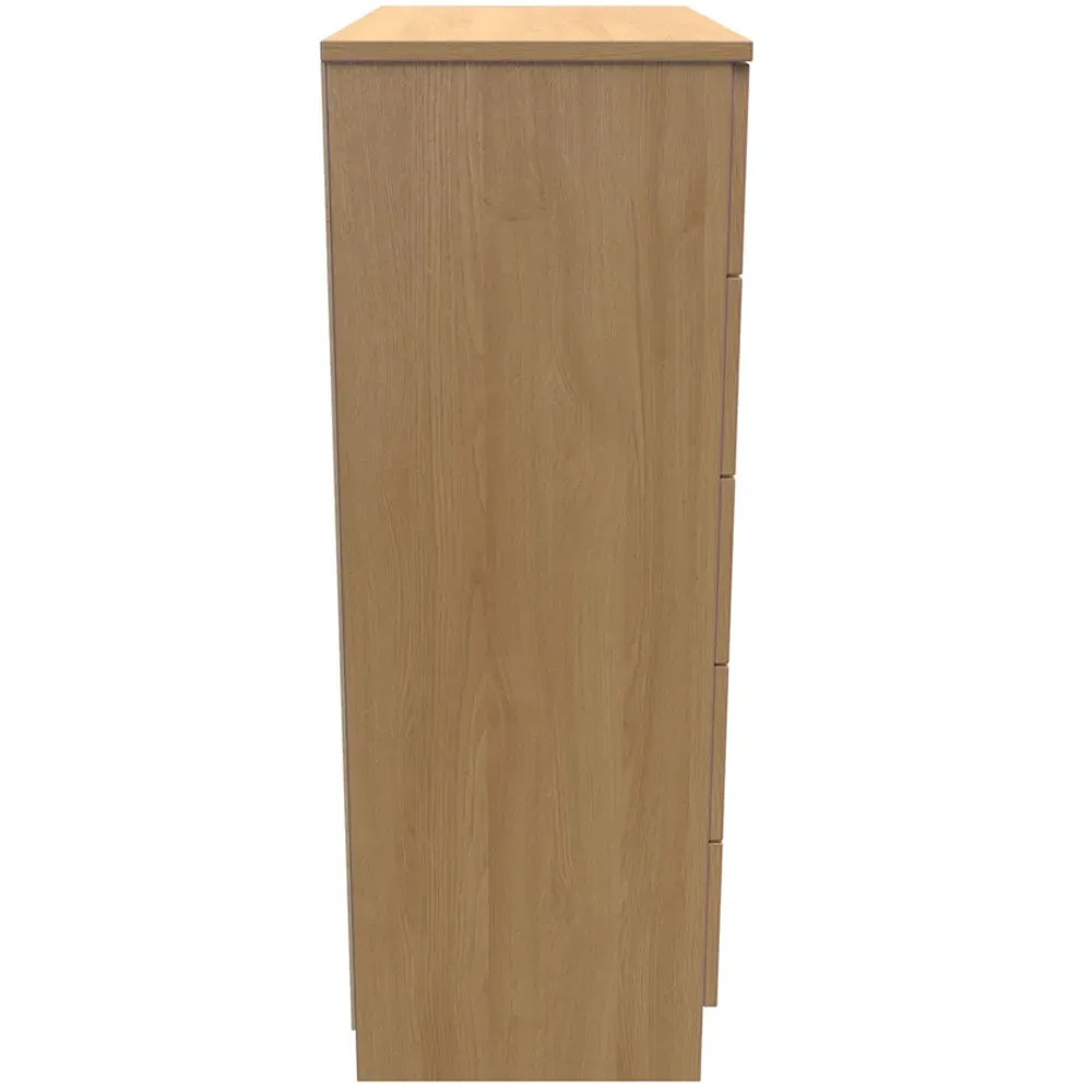 Dorset 5 Drawer Chest of Drawers - Oak