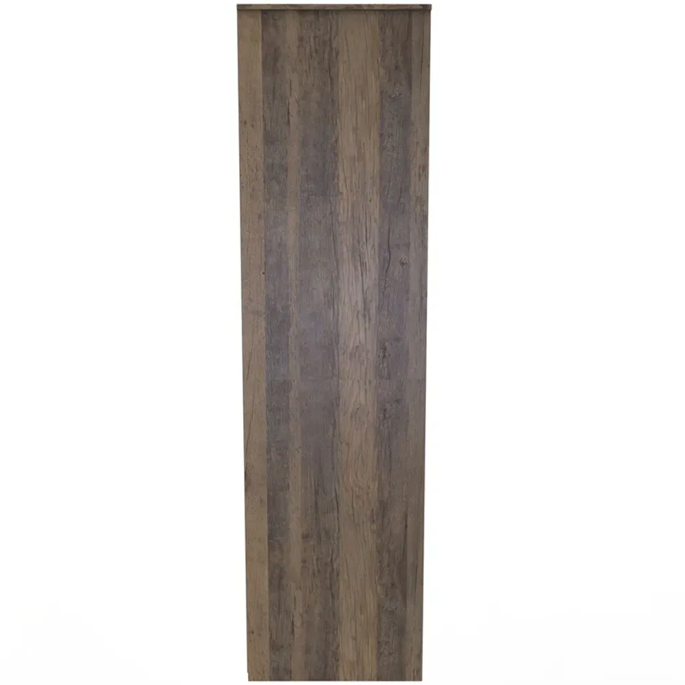 Hong Kong Tall Open Wardrobe - Brown