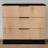 Java 3 Drawer Chest of Drawers - Black
