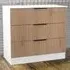 Java 3 Drawer Chest of Drawers - White