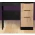 Java 3 Drawer Slatt Effect Vanity Unit - Black