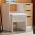 Java 3 Drawer Slatt Effect Vanity Unit - White