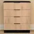 Java 4 Drawer Chest of Drawers - Black