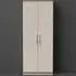 Kent 2 Door Wardrobe - White, Oak
