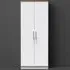 Kent 2 Door Wardrobe - White, Oak