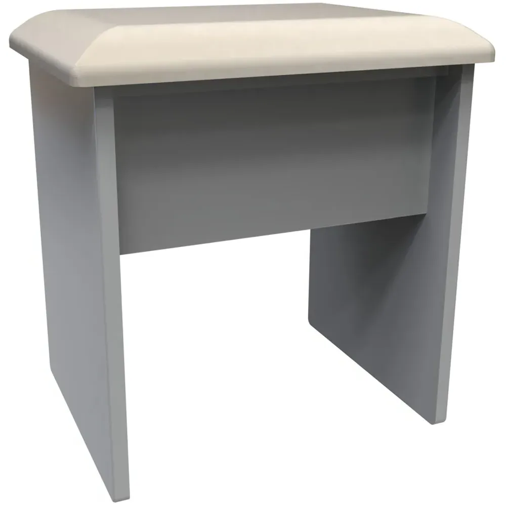 Kent Dressing Table Stool - Grey