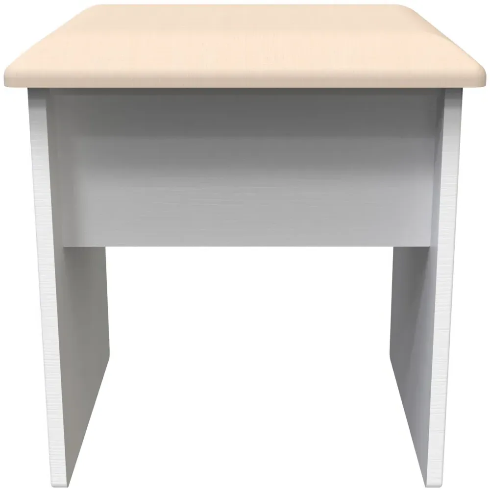 Kent Dressing Table Stool - White