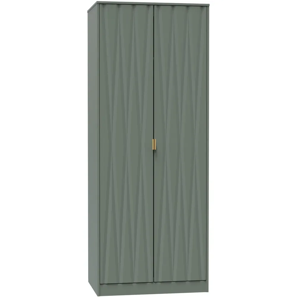 Las Vegas 2 Door Wardrobe - Reed Green