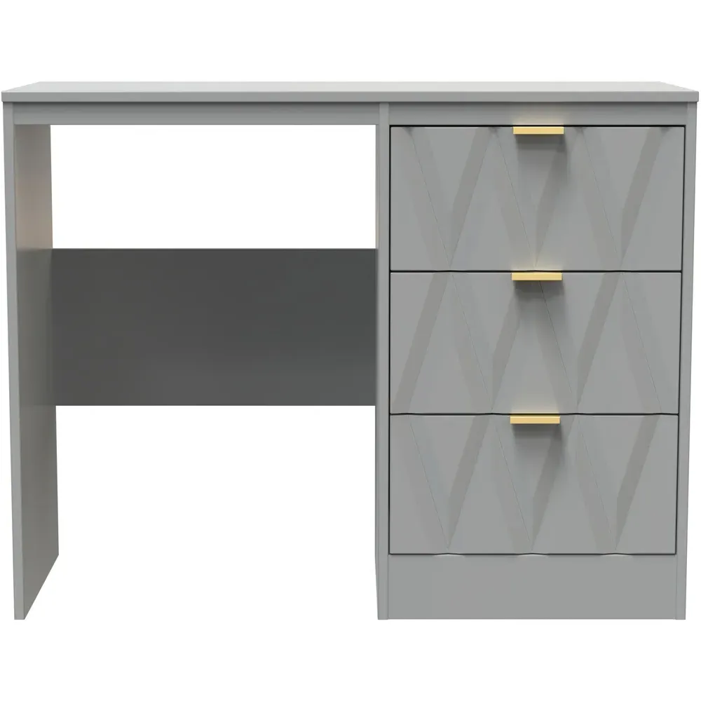 Las Vegas 3 Drawer Dressing Table - Dusk Grey