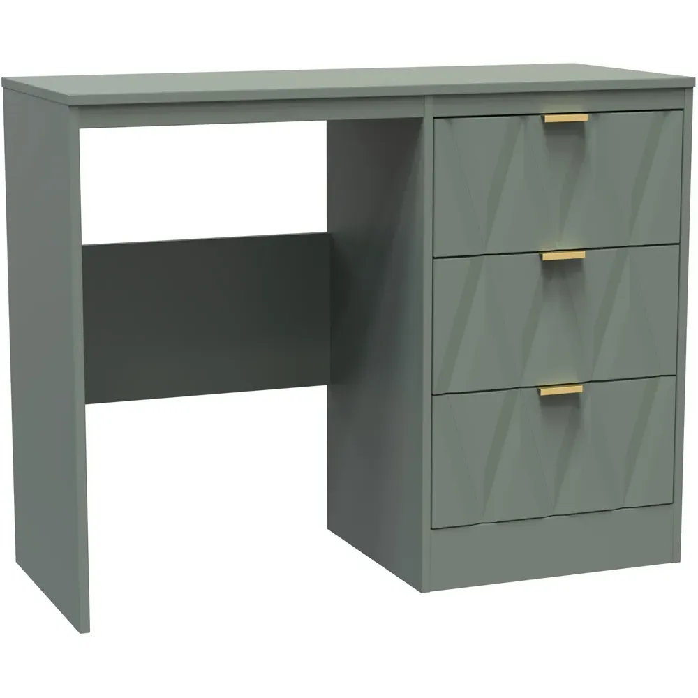 Las Vegas 3 Drawer Dressing Table - Reed Green
