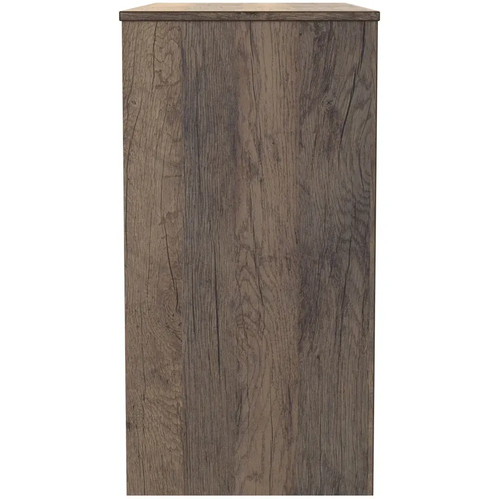 Las Vegas 3 Drawer Dressing Table - White, Oak