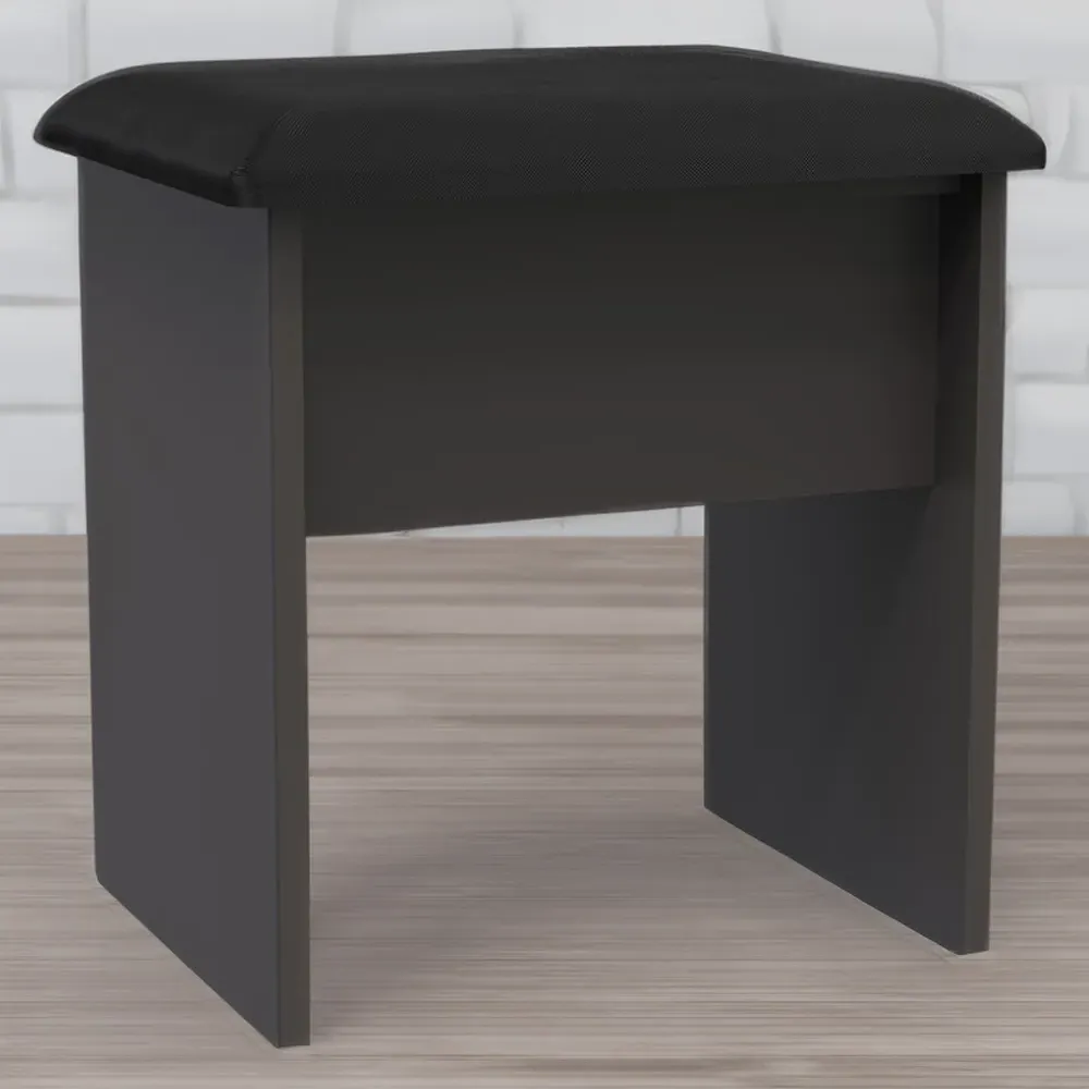 Las Vegas Dressing Table Stool - Graphite image