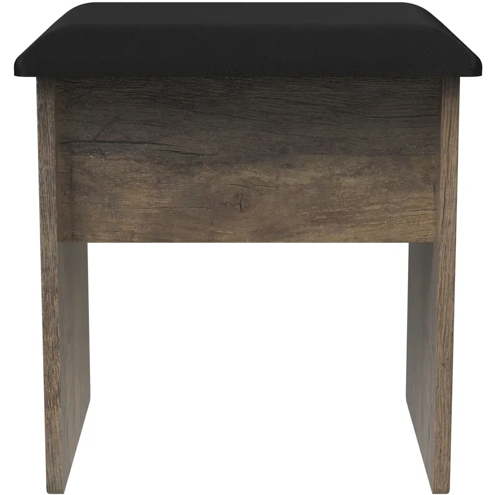 Las Vegas Dressing Table Stool - Vintage Oak