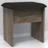 Las Vegas Dressing Table Stool - Vintage Oak