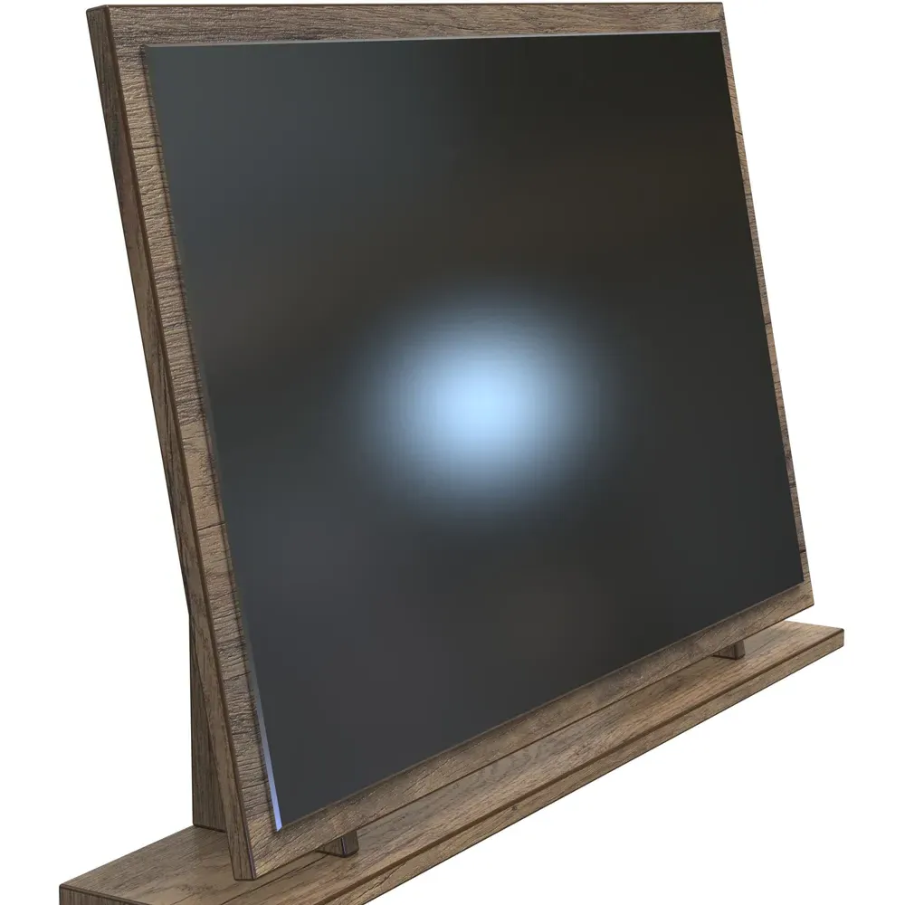 Las Vegas Large Standing Mirror - Vintage Oak