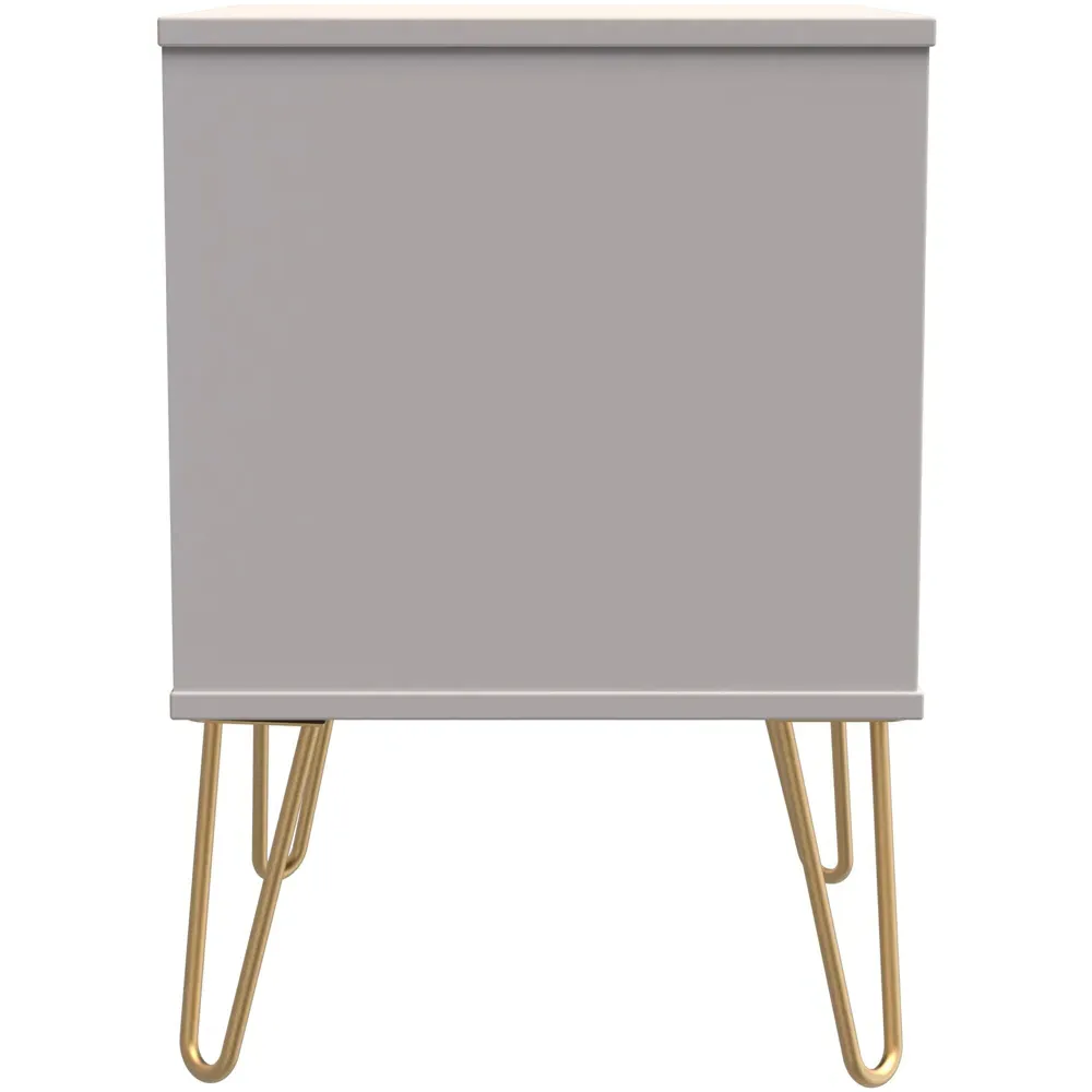 Linear 2 Drawer Bedside Table - Kashmir Matt