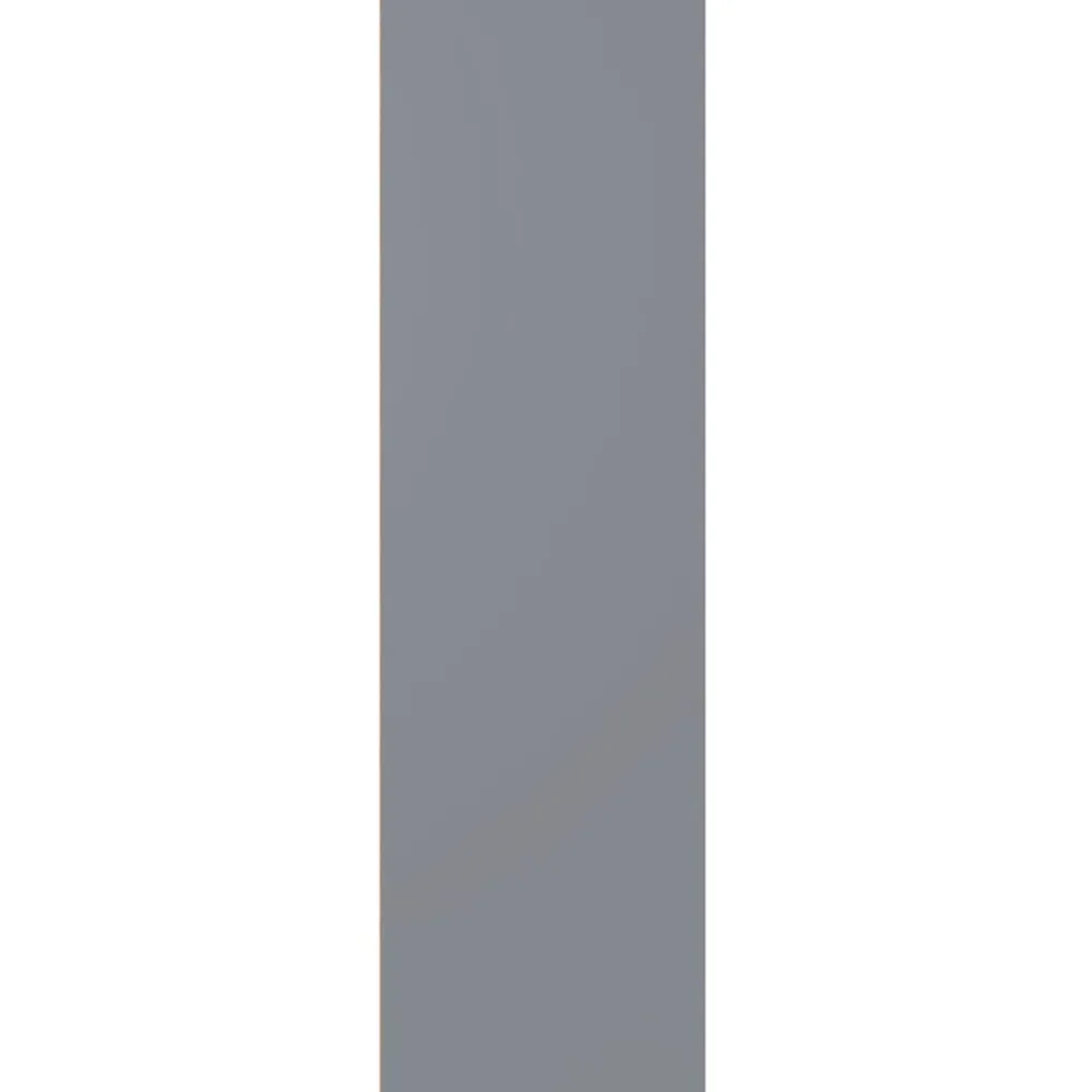 Milan 3 Door 2 Drawer Tall Mirrored Wardrobe - Grey