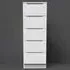 Milan 5 Drawer Chest of Drawers - Gloss White
