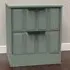 New York 2 Drawer Bedside Cabinet - Reed Green