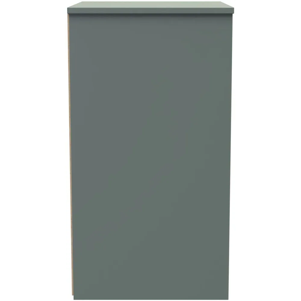 New York 3 Drawer Bedside Cabinet - Reed Green