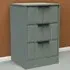 New York 3 Drawer Bedside Cabinet - Reed Green