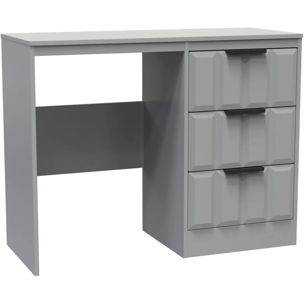 New York 3 Drawer Dressing Table - Grey