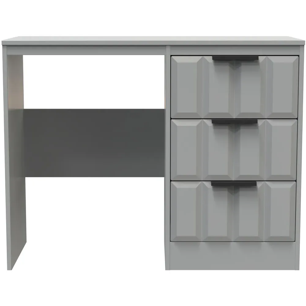 New York 3 Drawer Dressing Table - Grey