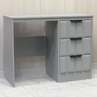 New York 3 Drawer Dressing Table - Grey