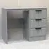 New York 3 Drawer Dressing Table - Grey