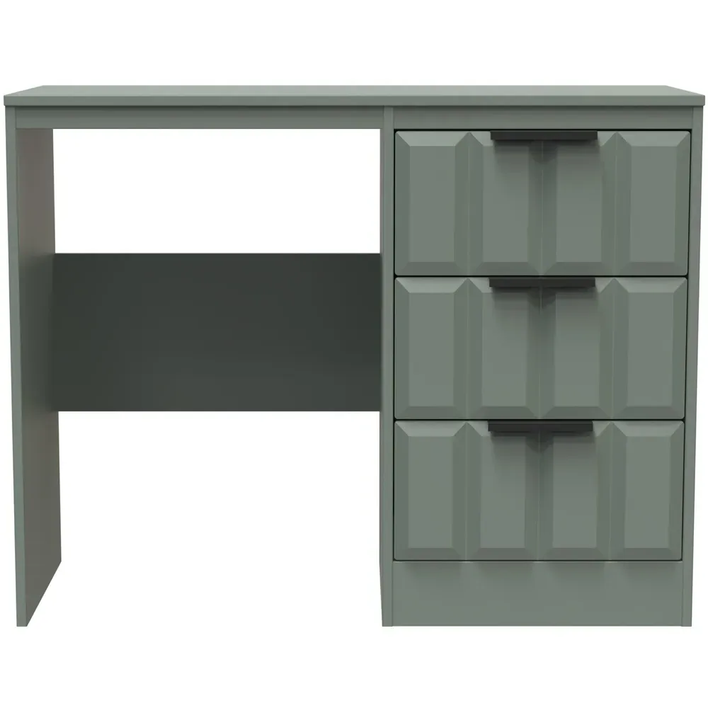New York 3 Drawer Dressing Table - Reed Green