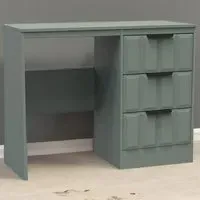 New York 3 Drawer Dressing Table - Reed Green