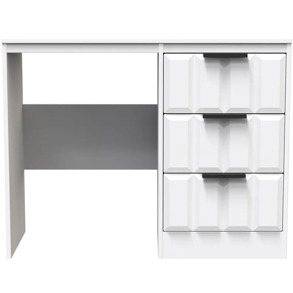 New York 3 Drawer Dressing Table - White
