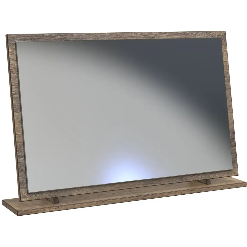 New York Large Standing Mirror - Vintage Oak