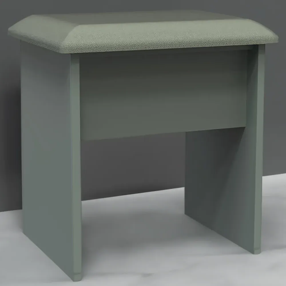 New York Vanity Dressing Table Stool - Green image