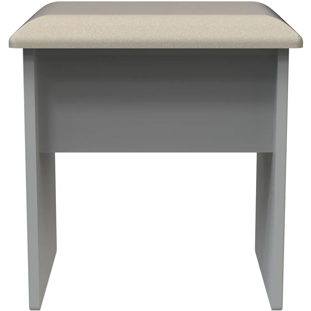 New York Vanity Dressing Table Stool - Grey