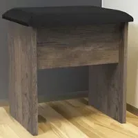 New York Vanity Dressing Table Stool - Oak