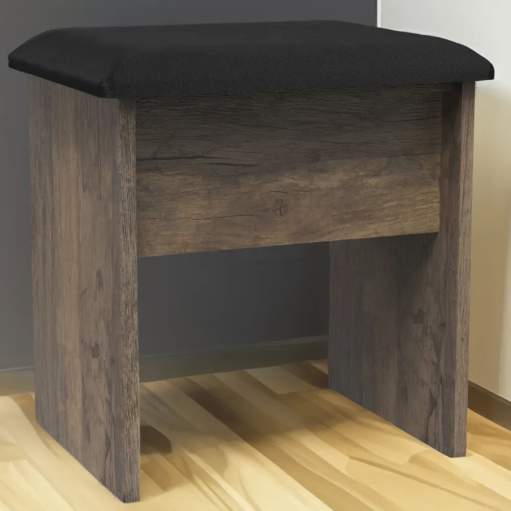 New York Vanity Dressing Table Stool - Oak
