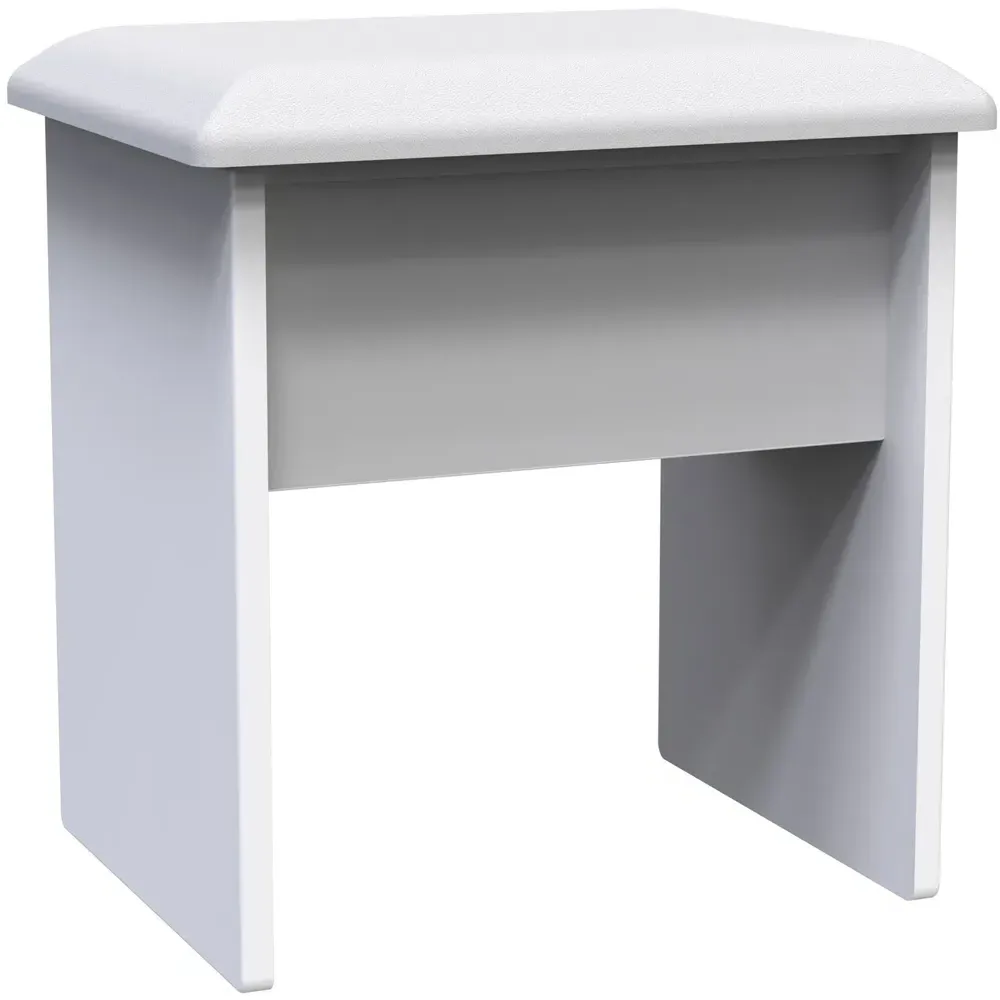 New York Vanity Dressing Table Stool - White