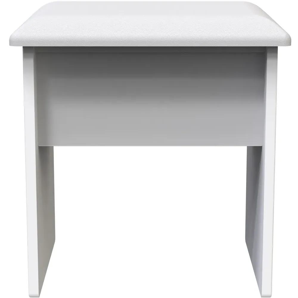 New York Vanity Dressing Table Stool - White