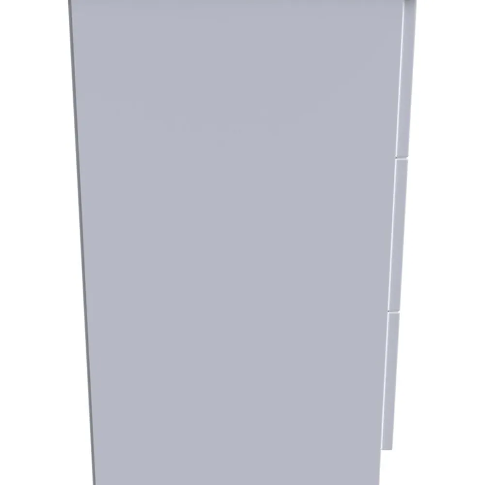 Plymouth 3 Drawer Bedside Cabinet - White