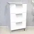 Plymouth 3 Drawer Bedside Cabinet - White