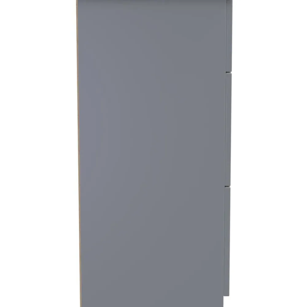 Plymouth 3 Drawer Deep Chest - Grey