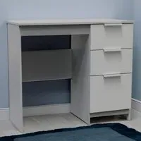 Plymouth 3 Drawer Vanity - Grey