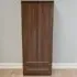 Sherwood 2 Door 2 Drawer Wardrobe - Brown, Walnut