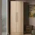 Sherwood 2 Door Double Wardrobe - Brown, Bardolino Oak