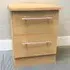 Sherwood 2 Drawer Compact Bedside Cabinet - Brown, Oak