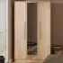Sherwood 3 Door Triple Mirror Wardrobe - Bardolino Oak