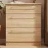 Sherwood 3 Drawer Deep Chest of Drawers - Brown, Bardolino Oak