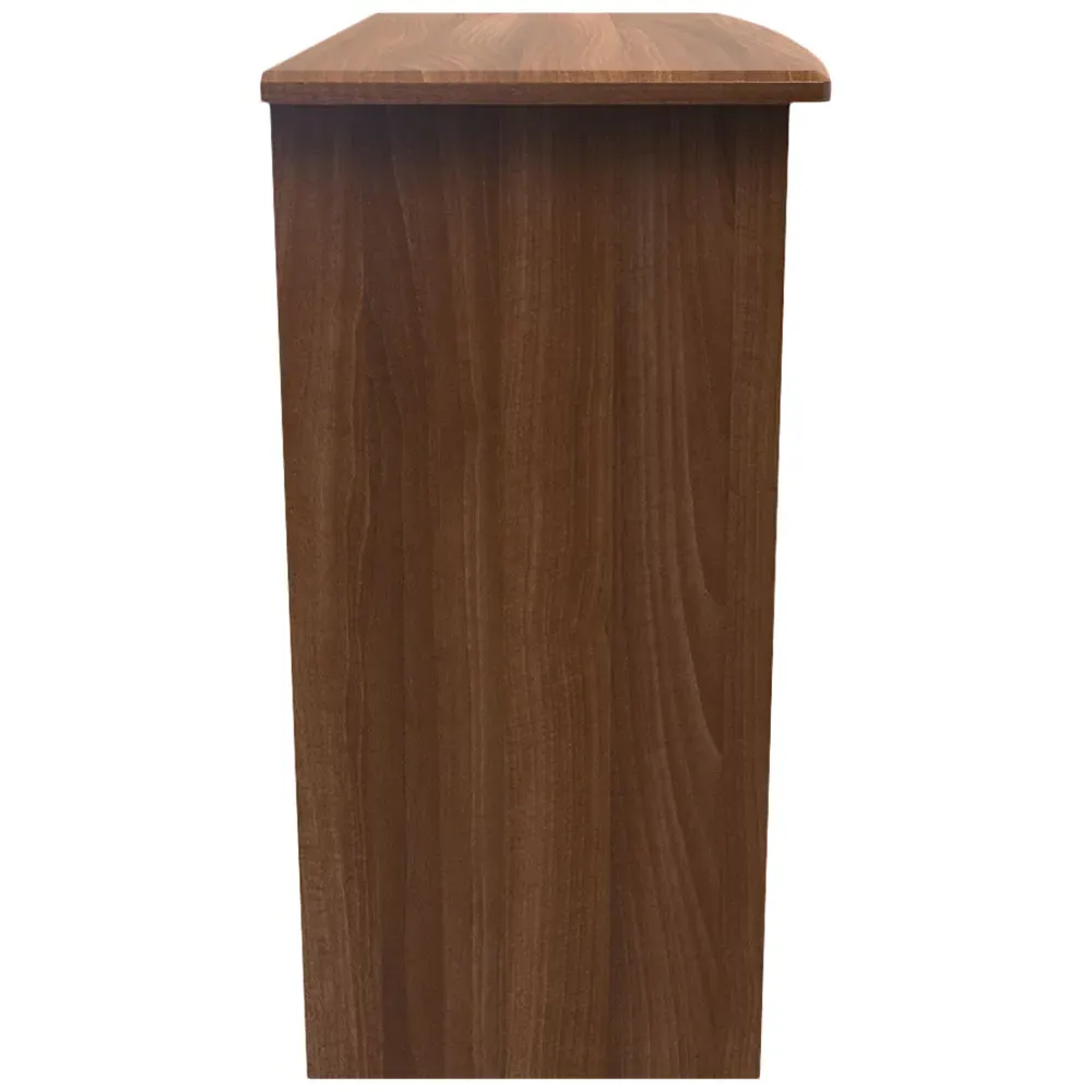 Sherwood 3 Drawer Vanity Unit - Brown, Walnut